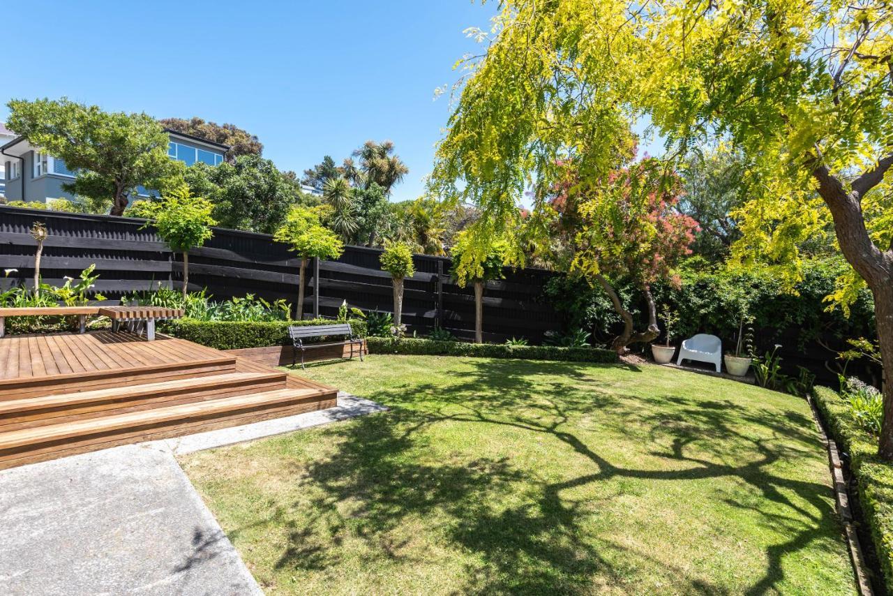 Retro Living - Lush Garden Apartment Christchurch Luaran gambar
